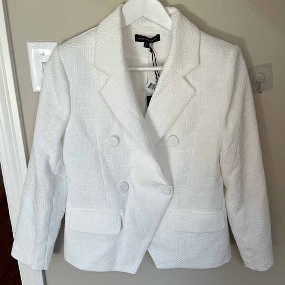 Gibson look Double Breasted Boucle Blazer - Picture 3 of 3